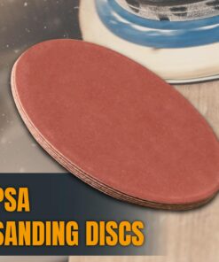 Alternative view of POWERTEC 110560 8-Inch PSA 120 Grit Aluminum Oxide Adhesive Sanding Disc, 10-Pack 8", 120 Grit, 10pk