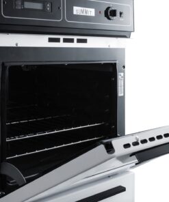 Summit Appliance WTM7212KW 24" Wide Gas Wall Oven with Electronic Ignition, Digital Clock/Timer, Interior Light, Lower Broiler Compartment White 10 611ugzCHvcL