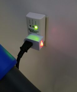 Electes 3 Prong Grounded Single Port Power Adapter with Red Indicator On/Off switch {Value! 3 Pack} 22 611vrTBFxdL