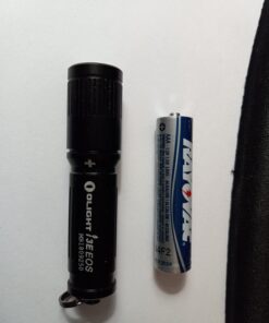 OLIGHT 90 Lumens i3E EOS PMMA TIR Lens AAA Flashlight Compact Keychain Flashlight EDC Flashlight for Night, Camping(Black) Black 60 611xkKJitL