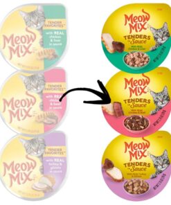 Meow Mix Tender Favorites Wet Cat Food, Poultry & Beef Variety Pack, 2.75 Ounce (Pack of 24) (Packaging May Vary) Variety Pack: Poultry & Beef 2.75 Ounce (Pack of 24) 27 611xz1mpdpL