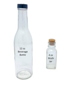 Alternative view of 55 x 28 mm Clear Perforated Shrink Band for Large Boston Rounds, Cylinder Bottles, Carafe Bottles and More. [Compatible Diameter Range: 1” – 1 1/4”] - Bundle of 1,000 C) Pack of 1,000 (Clear)
