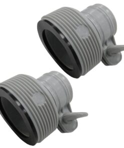 Intex 29061E Type B Pool Clamp on Fittings Converter Pool Accessory, Gray 20 611yNNisxFL