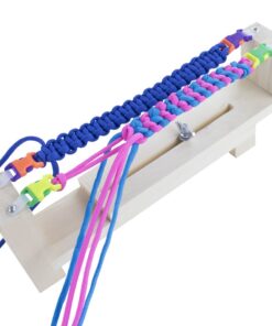 Craft County Adjustable Jig Bracelet Maker Pack Kit – 550 Paracord and Buckles Included – Wristband Maker Parachute Cord Weaving Braiding DIY Crafting Tool – Wooden Base 10 611zBAaXSvL