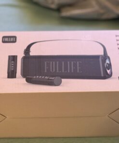 Karaoke Machine for Adults Kids with 2 UHF Wireless Microphones, XIZJ 2023 New Portable Bluetooth Singing PA Speaker System with RGB Lights/Strap, Support AUX-in/USB/TF, an Ideal Gift Black 21 611zSmOdRkL