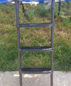 JumpSport SureStep Removable Platform 2-Step Trampoline Safety Ladder - Easy to Attach, Powder Coated, and UV Treated for Weather Protection 3-Step Ladder 16 6120LOVv5eL