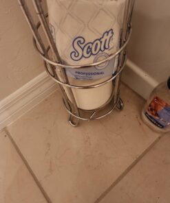 Scott® Professional Standard Roll Toilet Paper (13607), Elevated Design, 2-Ply, White, Individually wrapped rolls, Compact Case for Easy Storage, (550 Sheets/Roll, 20 Rolls/Case, 11,000 Sheets/Case) 25 6123chVteL