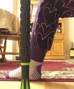 Idson Muscle Roller Stick for Athletes- Body Massage Sticks Tools Massager for Relief Muscle Soreness,Cramping and Tightness,Help Legs and Back Recovery,Black Green Black Green 36 6125KsHrObL