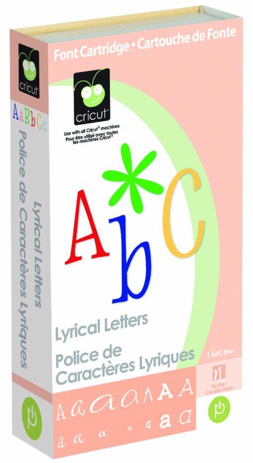 Cricut Cartridge, Lyrical Letters