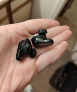 NEW Bose QuietComfort Ultra Wireless Noise Cancelling Earbuds, Bluetooth Earbuds with Spatial Audio and World-Class Noise Cancellation, Black 39 6125plK1lbL