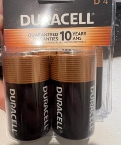 Duracell Coppertop D Batteries, 4 Count Pack, D Battery with Long-lasting Power, All-Purpose Alkaline D Battery for Household and Office Devices 14 6126EC4dHJL