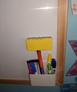 Z ZICOME 4 Pack Magnetic White Board Eraser for Home, School and Office - 4 X 2.3 X 0.8 Inch 29 6126VNHUleL