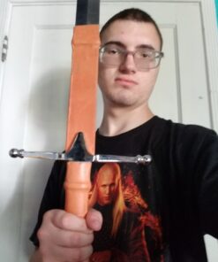 Whetstone Cutlery William Wallace Medieval Sword with Sheath, Silver, 8.75''x 41.625'' x 2.25'' 59 6127Ec0G NL