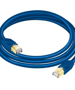 GLANICS CAT 8 Ethernet Cable, 5ft High Speed Internet Cable with RJ45 Connector for Network Switches, Routers, Gaming, Modems, Network Adapters, PS5, PS4, PC, Laptop, Desktop (Blue) Blue 13 6129ad 8LNL