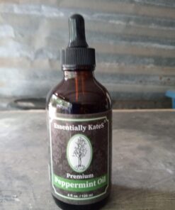 Essentially KateS Peppermint Essential Oil 4 Fl. Oz - Mentha Piperita - 100% Pure Natural and Therapeutic Grade - Diffuser, Skin, Hair, Aromatherapy, Garden and Kitchen Spray 29 6129edesqYL