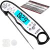 KIZEN Digital Meat Thermometer with Probe - Instant Read Food Thermometer for Cooking, Grilling, BBQ, Baking, Liquids, Candy, Deep Frying, and More - Black/White 11 612BpMRJYAL