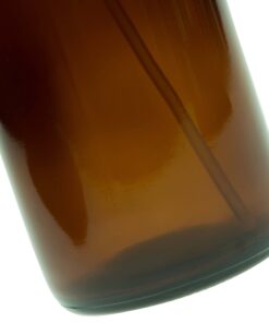 Empty Amber Glass Spray Bottle - Large 16 oz Refillable Container is Great for Essential Oils, Homemade Cleaning Products, Aromatherapy - Durable Black Trigger Sprayer w/ Mist and Stream Setting 29 612C3qowWaL