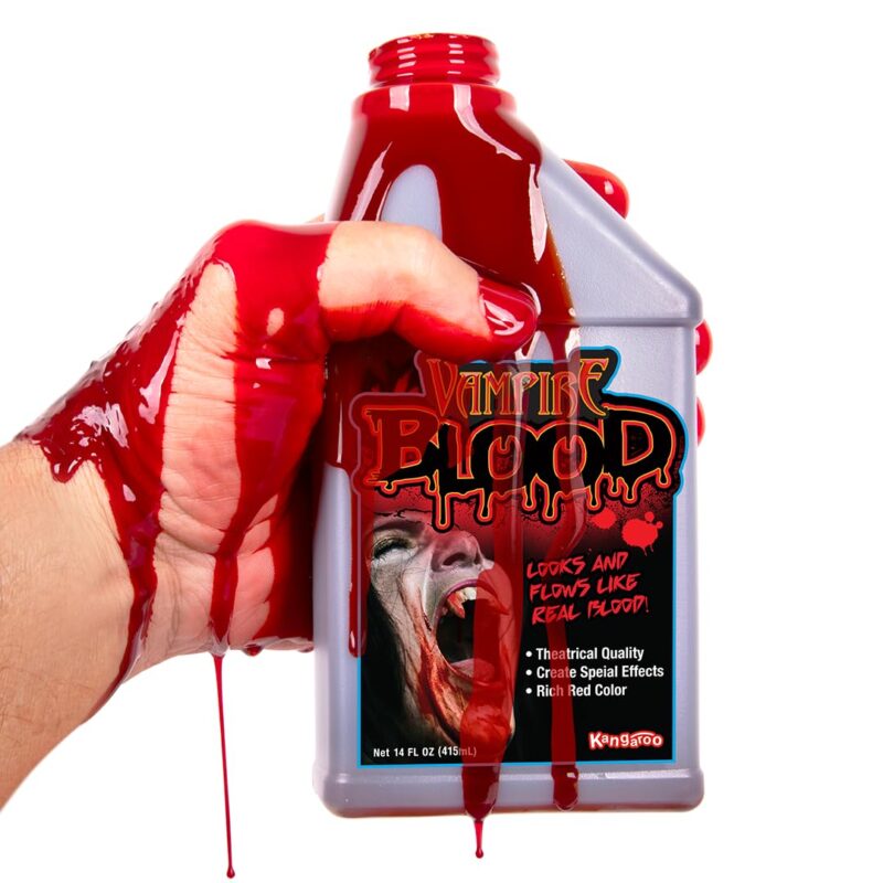 Catalog 7 Kangaroo Fake Blood for Halloween, Special Effects Makeup, True Blood Color, 14 oz, Package May Vary