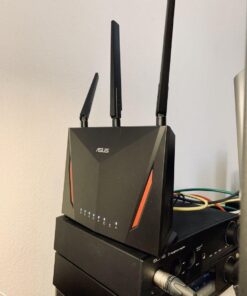 ASUS AC2900 WiFi Gaming Router (RT-AC86U) - Dual Band Gigabit Wireless Internet Router, WTFast Game Accelerator, Streaming, AiMesh Compatible, Included Lifetime Internet Security, Adaptive QoS 24 612FgPaOFqL