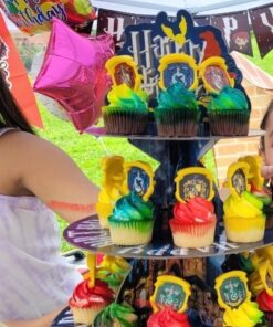 Harry Potter - Hogwarts Houses Cupcake Rings - 24 pc by DecoPac 18 612H8QalfeL