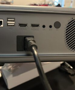 NexiGo PJ40 Projector with WiFi and Bluetooth, Native 1080P, 4K Supported, Projector for Outdoor Movies, 300 Inch, Zoomable, 20W Speakers, Home Theater, Compatible w/TV Stick, iOS, Android (Black) Regular OS 71 612IQ69JqFL 1