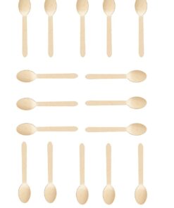 Perfect Stix Wooden Disposable Spoons 6" Length (pack of 100) Pack of 100ct 10 612J WKoDqL