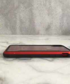 Raptic Shield, Compatible with Apple iPhone XR (Formerly Defense Shield) - Military Grade Drop Tested, Anodized Aluminum, TPU, and Polycarbonate Protective Case for Apple iPhone XR, Red 45 612KGsSGZ3L