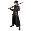 Cosfun Men's Kirigaya Kazuto Cosplay Costume Full Outfit Black mp003071 Large 45 612KktJgKPL