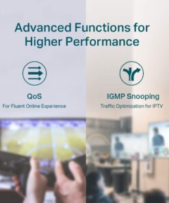 TP-Link TL-SG108PE, 8 Port Gigabit PoE Switch, Easy Smart Managed, 4 PoE+ Ports 64W, Plug & Play, Sturdy Metal w/ Shielded Ports, Fanless, QoS, Vlan & IGMP 8 Port PoE+ 15 612LThIp4YL