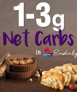 Atkins Endulge Chocolate Coconut Bar, Dessert Favorite, High in Fiber, 1g Sugar, 10 Count 10 Count (Pack of 1) 25 612MTCROMwL