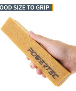 POWERTEC 71002 Abrasive Cleaning Stick for Sanding Belts & Discs | Natural Rubber Eraser - Woodworking Shop Tools for Sanding Perfection 8-1/2" 17 612N9VEpgtL
