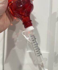 EZY DOSE Kids Baby Oral Syringe & Dispenser Calibrated for Liquid Medicine, Reduce Mess, Easy Way to Orally Administer Medication, 10 mL/2 TSP, Includes Bottle Adapter, Clear, BPA Free 37 612O58Nr5hL