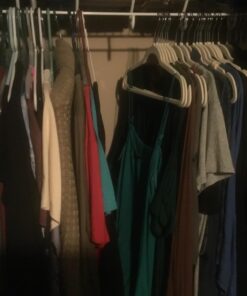 Home-it Premium Velvet Hangers 50 Pack - Ivory Suit Hangers Non-Slip - Heavy duty Clothes Hangers for Closet, Jacket, Shirt, Pants and Suit, Hook Swivel 360 - Ultra Thin 32 612PJ0p21L