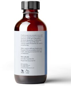 Frankincense Essential Oil for Diffuser and Skin, Relaxation, Meditation and Yoga, by Pure Body Naturals, 4 fl oz 4 Ounce 19 612PUwrtEDL