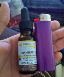 Botanical Beauty CRANBERRY SEED OIL 100% Pure Natural Undiluted Virgin Unrefined Cold Pressed Carrier Oil 0.5 Fl.oz.- 15 ml for Face, Skin, Body, Hair, Nail, Anti - aging 13 612QCh9LcHL