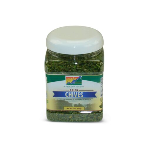 Mother Earth Products Dried Chives, Quart Jar, 2 oz