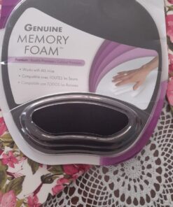 Memory Foam Mouse Pad Mat with Wrist Rest (Black) 17 612U0Hp5lL