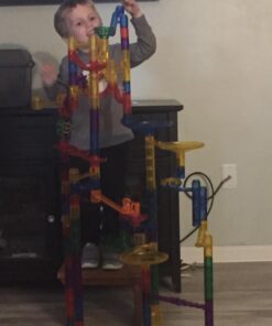 Marble Genius Marble Run (300 Complete Pieces) Maze Track or Race Games for Kids Ages 4-8, for Adults, Teens, and Toddlers, (118 Translucent Marbulous Pieces + 119 Glass-Marble Set), Extreme Set 4.) Extreme Set - 300 Complete Pieces 41 612Upzohy6L