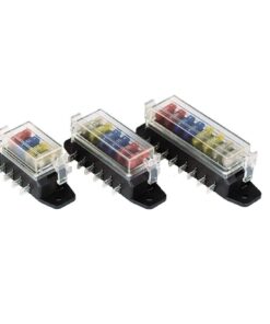 Alternative view of HELLA H84960111 8-Way Lateral Single Fuse Box