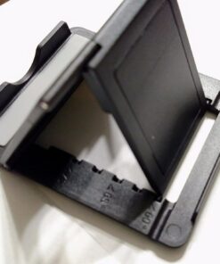 MoKo Phone/Tablet Stand, Foldable Tablet Holder Fits with iPhone 15/Pro/Plus/Pro Max, iPhone 12/12 pro Max/11/Xs Max, iPad Pro 11, iPad Air 4/Mini 6 2021, iPad 9th 10.2", Black Small Size 45 612Z CRBKBL