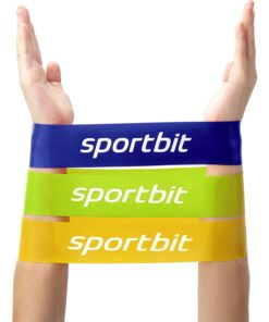 Sportbit Exercise Resistance Bands Set of 5 + Bag | Best Elastic Resistance Loop Bands for Stretching, Yoga, Physical Therapy, Workout, Home Fitness and Sport 25 612Zp9LpvAL