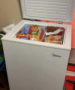Midea MRC04M3AWW, White 3.5 cu. ft. Mini Freezer, Cubic Feet 3.5 Cubic Feet 51 612ZstKr5nL