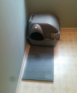 Petlinks Purr-fect Paws Multipurpose Cat Litter Mat - Gray, Medium,(Pack of 1) 45 612baaBh0WL