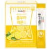RAWEL Kombucha Powder(5g x 30packs) / Lemon Powdered Drink Mix with Prebiotics/Fermented Drink Tea Powder/Support gut health and immunity (Lemon)
