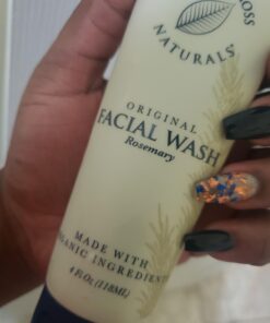 Face Wash, Facial Cleanser, Oil Cleanser - Helps as a Blackhead Remover with Organic Rosemary Oil, Shea Butter and Aloe Vera - Gentle Facewash To Soften, Soothe & Balance Skin, Made in USA, 4oz 38 612bykTIQL