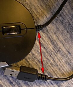 Macally Silent Wired Mouse - Slim & Compact USB Mouse for Apple Mac or Windows PC Laptop/Desktop - Designed with Optical Sensor & DPI Switch - Simple & Comfortable Wired Computer Mouse (Space Gray) Black with Space Gray Trim 25 612c1NiDYrL