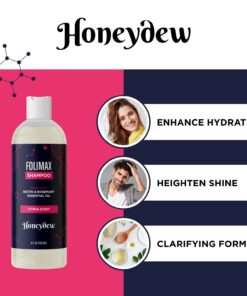 Biotin and Rosemary Shampoo for Thinning Hair - Sulfate Free Biotin Shampoo for Men with Hair Thickening Essential Oils - Deep Cleansing Volumizing Shampoo for Thin Hair with Zinc and Tea Tree Oil 20 612cGNUPWbL