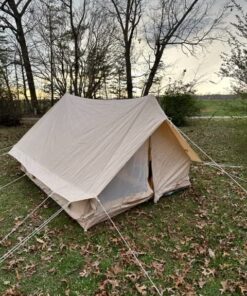 S'more Canvas Glamping Tent, 4 Season Family Camping Tent for 3/4/6 Person, Waterproof, Windproof, and Weather Resistant Tent for Family Glamping, Car Camping, Outdoor Party Cabin Tent(6.9ft x 8.5ft x 4.9ft) 57 612cUDdtnwL