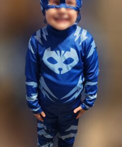 Disguise Catboy Costume for Kids, Official PJ Masks Costume Jumpsuit Toddler Large (4-6) 22 612cl5jLQL