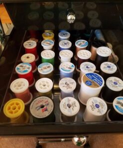 Seville Classics Rolling Utility Organizer Storage Cart, for Home Office, School, Classroom, Scrapbook, Hobby, Craft, 10 Drawer, Black 50 612dfKefgpL